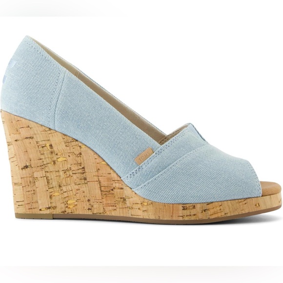 TOMS Women's Classic Espadrille Wedge Sandal - Picture 3 of 10